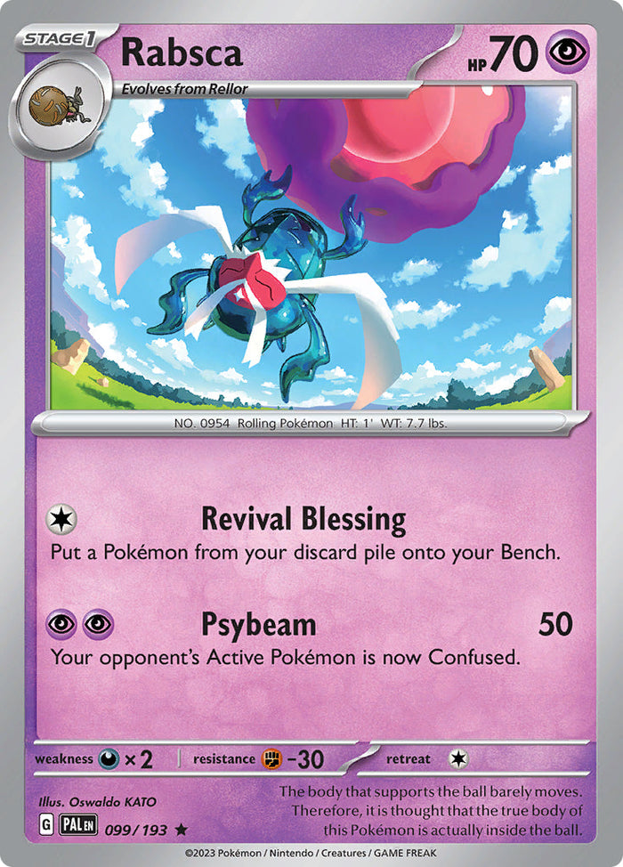 0099 Rabsca Rare Paldea Evolved