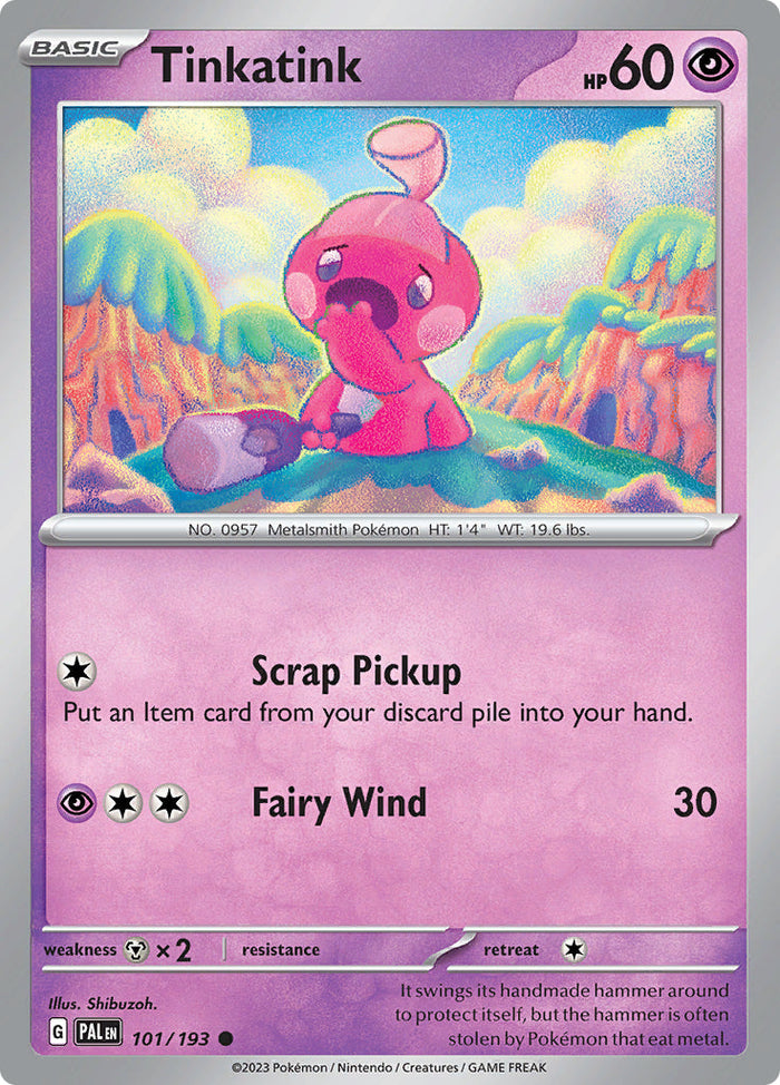 0101 Tinkatink Common Paldea Evolved