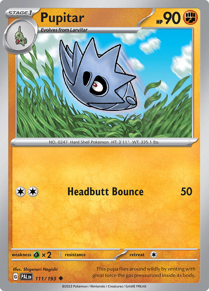 0111 Pupitar Uncommon Paldea Evolved