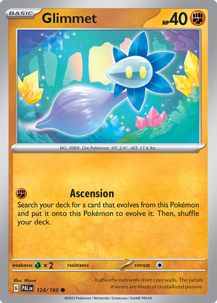0124 Glimmet Common Paldea Evolved