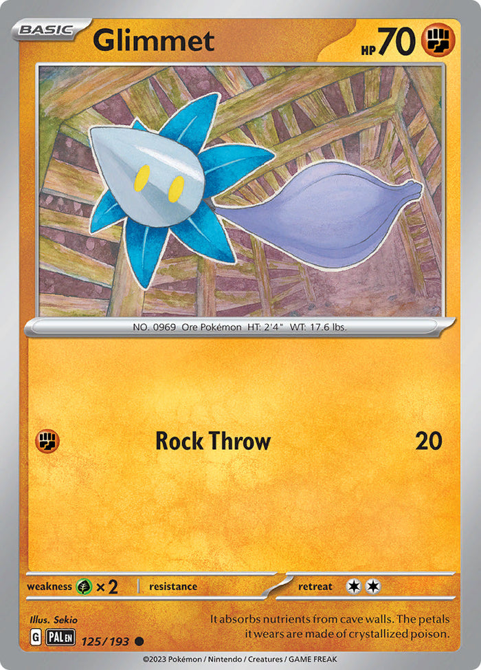 0125 Glimmet Common Paldea Evolved