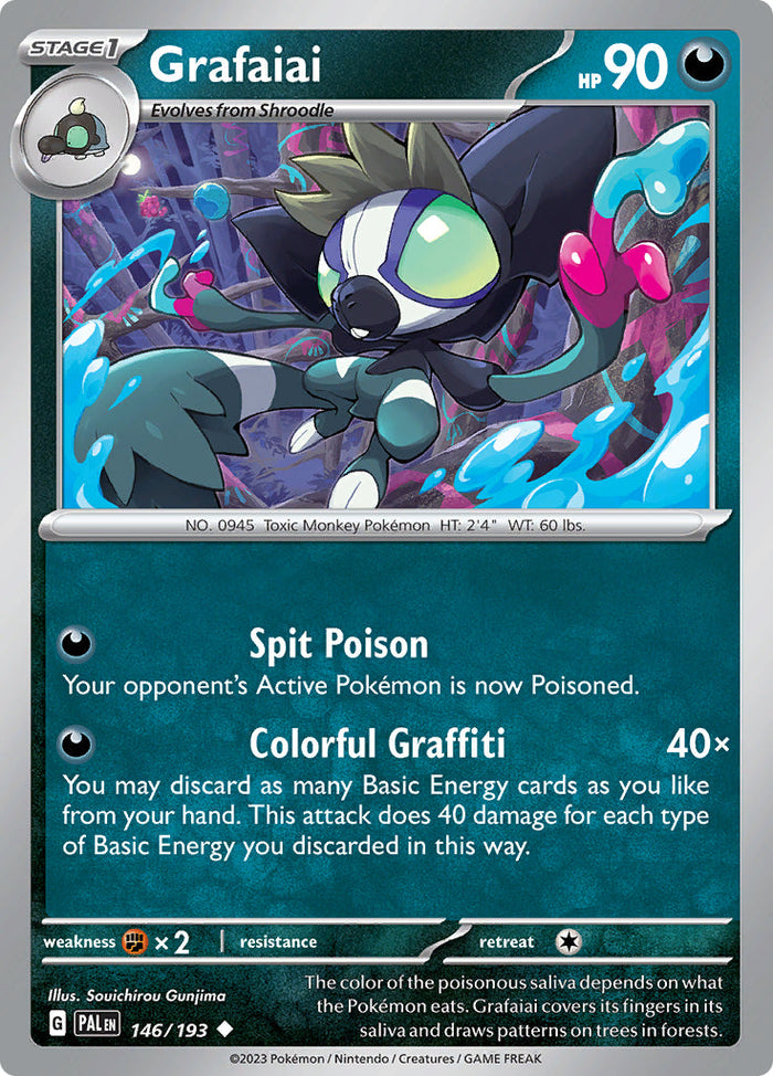 0146 Grafaiai Uncommon Paldea Evolved