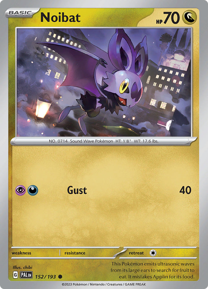 0152 Noibat Common Paldea Evolved
