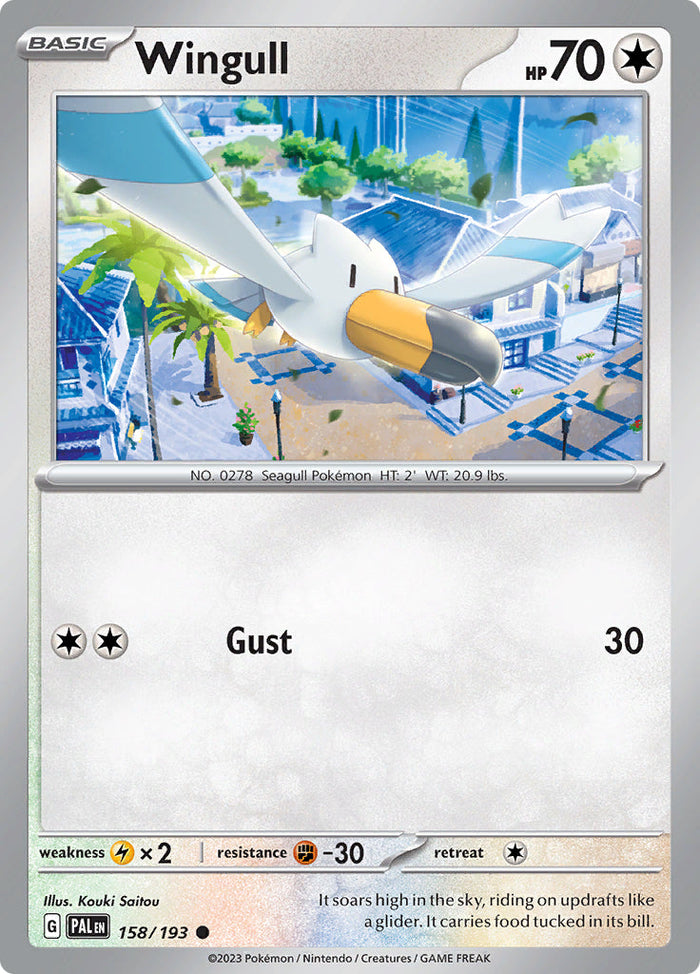 0158 Wingull Common Paldea Evolved