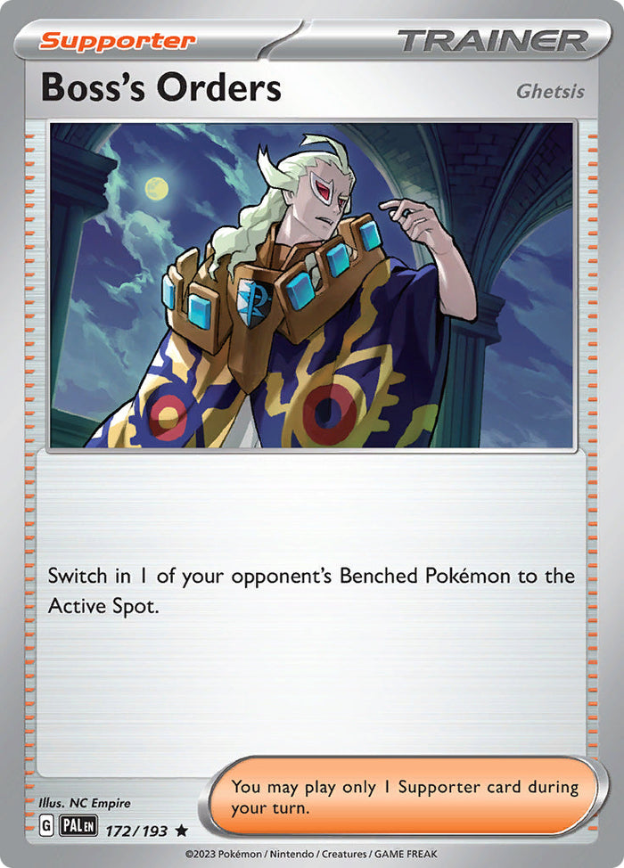 0172 Boss's Orders Rare Paldea Evolved