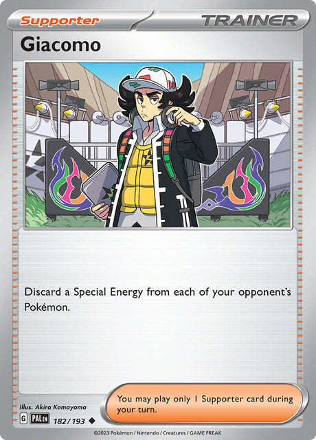 Pokemon Paldea Evolved Giacomo #182