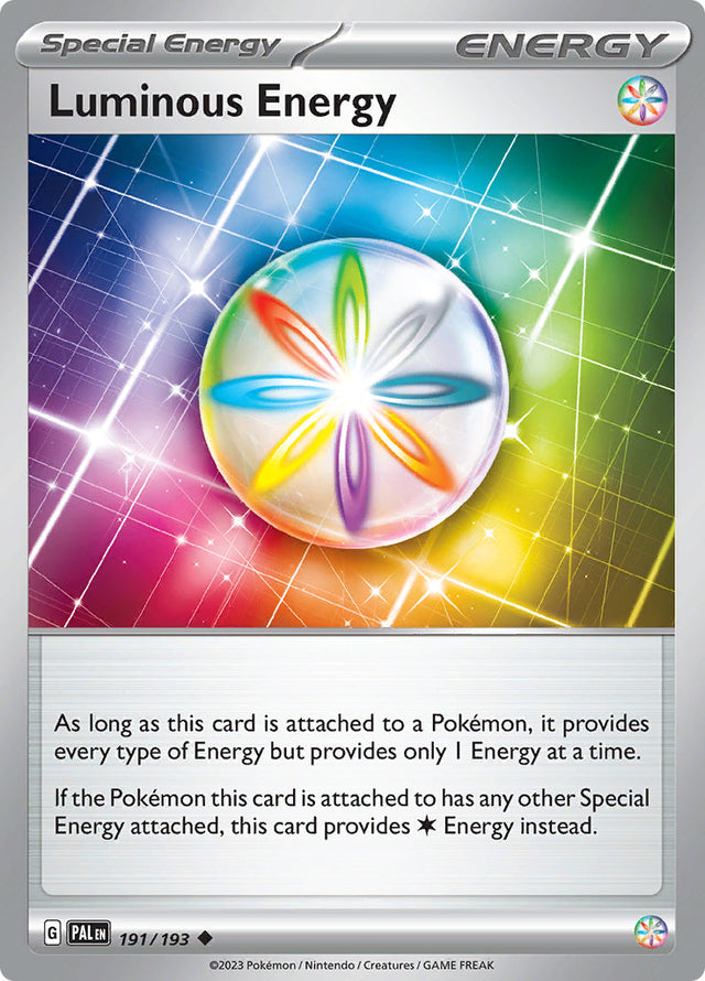 Pokemon Paldea Evolved Luminous Energy #191