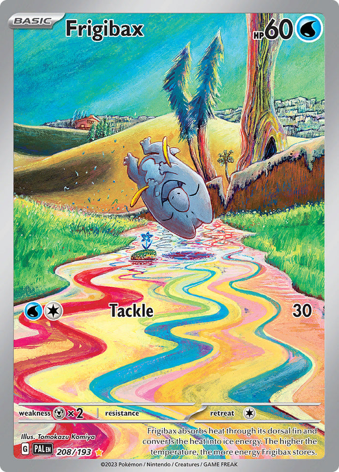 0208 Frigibax Illustration Rare Paldea Evolved
