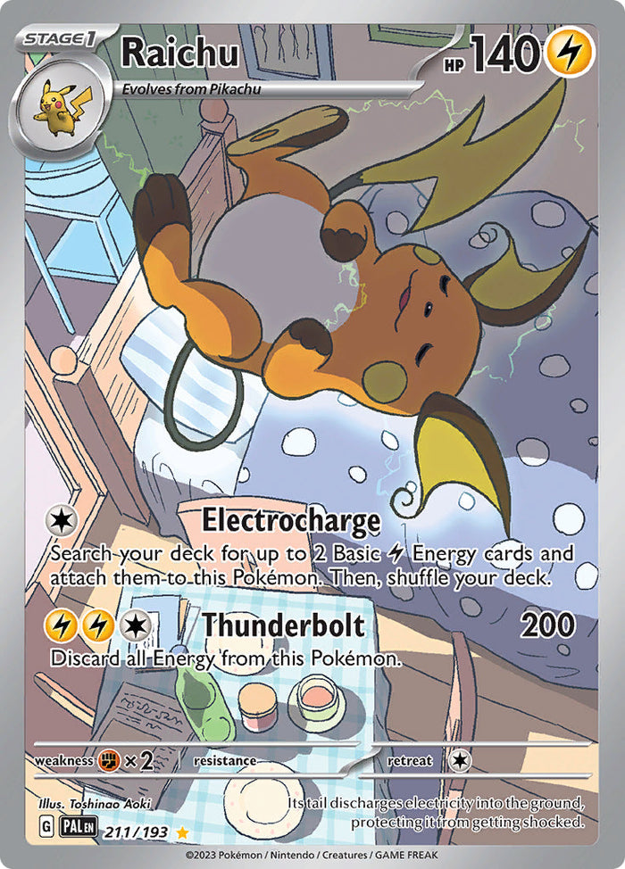 0211 Raichu Illustration Rare Paldea Evolved