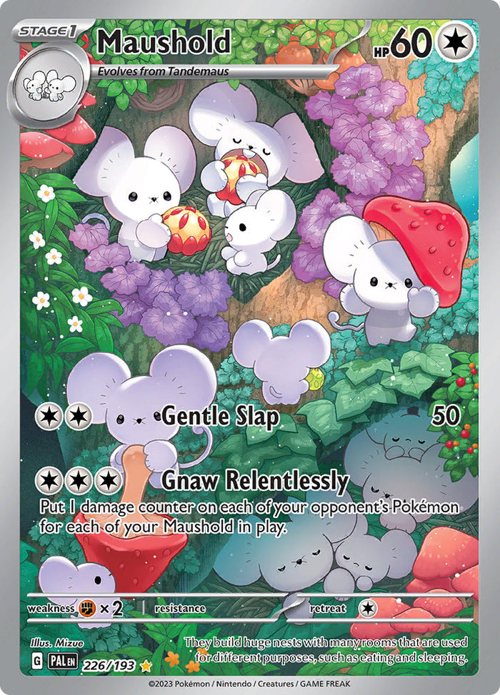 0226 Maushold Illustration Rare Paldea Evolved