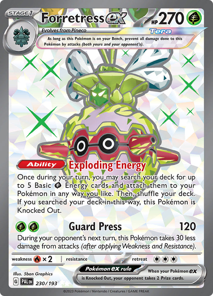 0230 Forretress Ultra Rare Paldea Evolved