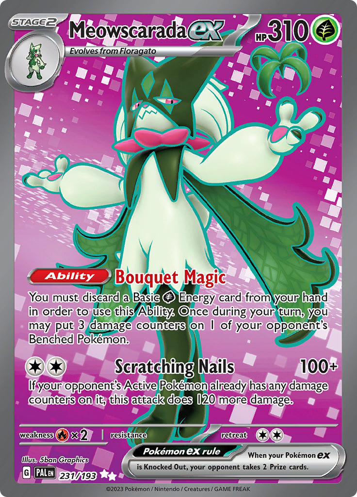 0231 Meowscarada Ultra Rare Paldea Evolved
