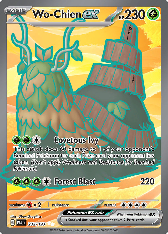 0232 Wo-Chien Ultra Rare Paldea Evolved