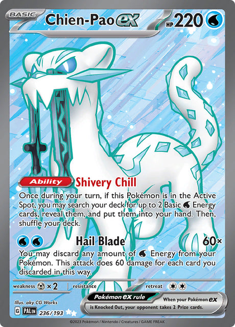 Pokemon Paldea Evolved Chien-Pao ex [Holo] #236