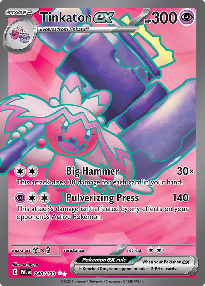 0240 Tinkaton Ultra Rare Paldea Evolved