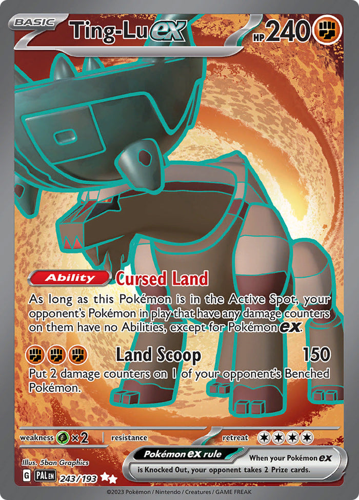 0243 Ting-Lu Ultra Rare Paldea Evolved