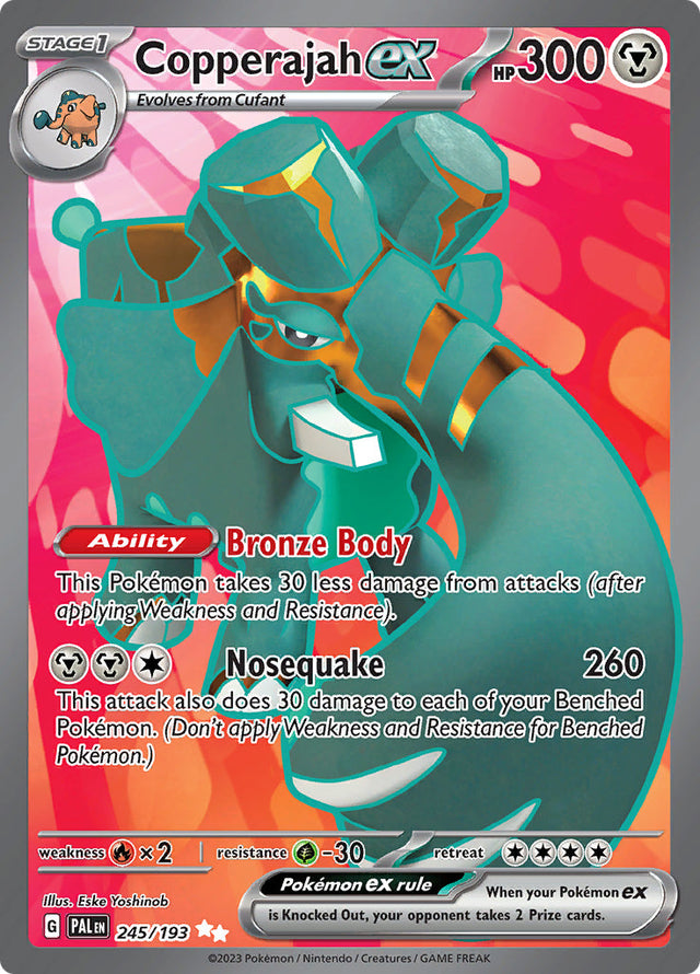 Pokemon Paldea Evolved Copperajah ex [Holo] #245