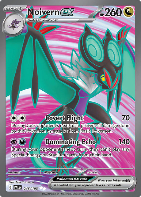 Pokemon Paldea Evolved Noivern ex [Holo] #246