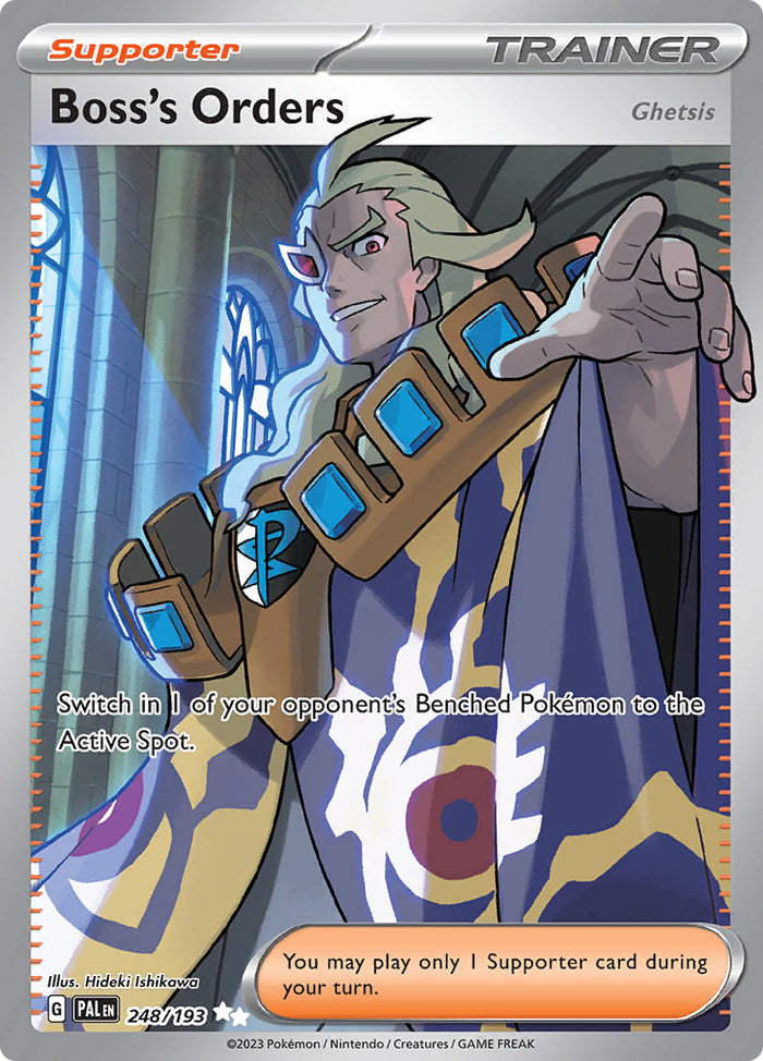 0248 Boss's Orders Ultra Rare Paldea Evolved
