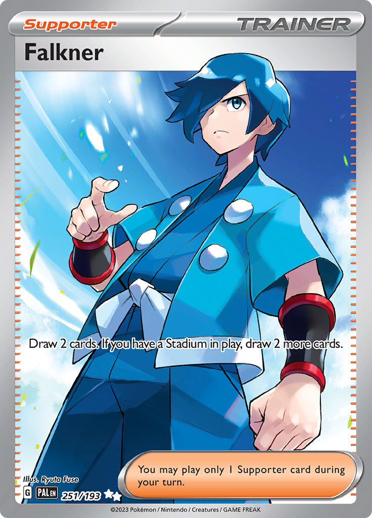 0251 Falkner Ultra Rare Paldea Evolved