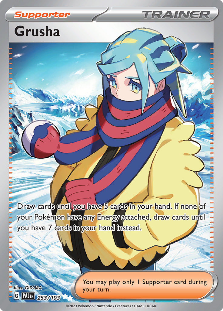 Pokemon Paldea Evolved Grusha [Holo] #253