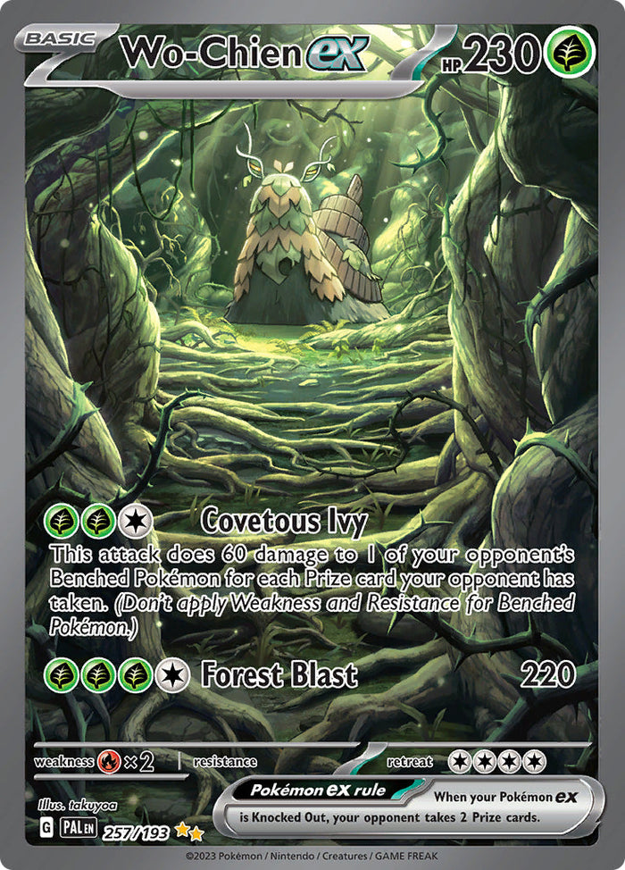 0257 Wo-Chien Special Illustration Rare Paldea Evolved