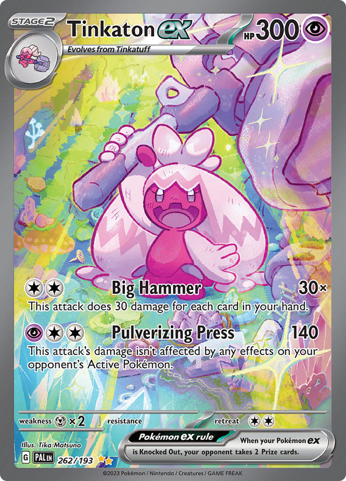 0262 Tinkaton Special Illustration Rare Paldea Evolved