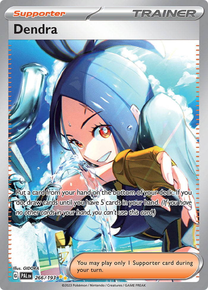 0266 Dendra Special Illustration Rare Paldea Evolved