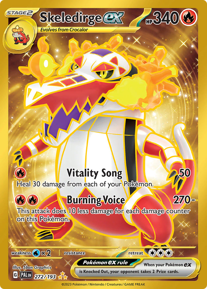 0272 Skeledirge Hyper Rare Paldea Evolved