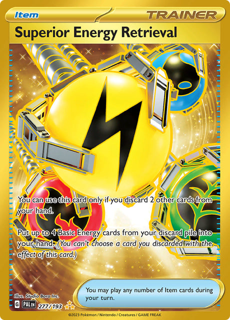 Pokemon Paldea Evolved Superior Energy Retrieval [Holo] #277