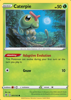 0001 Caterpie Common Rebel Clash