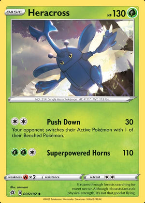 0006 Heracross Uncommon Rebel Clash