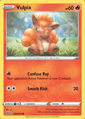 0024 Vulpix Common Rebel Clash