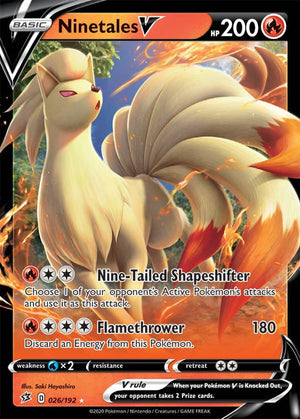 0026 Ninetales Ultra Rare Rebel Clash