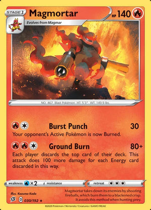 0030 Magmortar Rare Rebel Clash