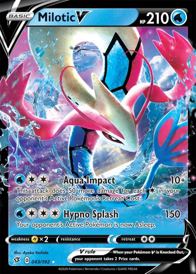 Milotic #43/192 Ultra Rare - Rebel Clash Pokemon card