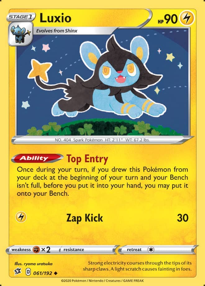 Luxio #61/192 Uncommon - Rebel Clash Pokemon card