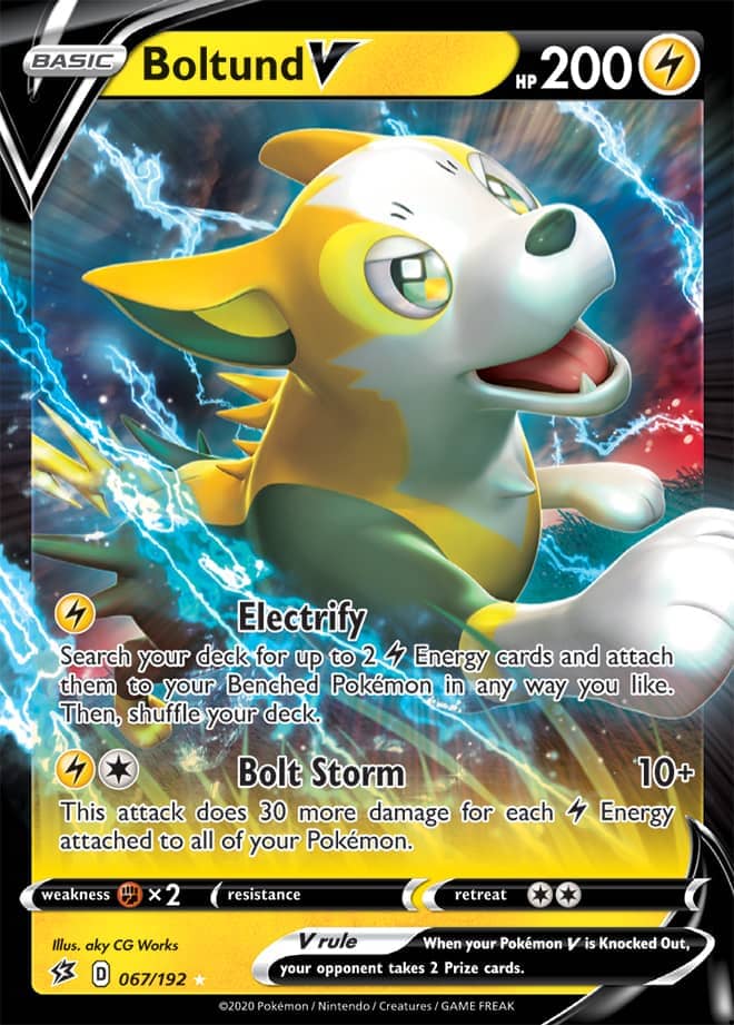 Boltund #67/192 Ultra Rare - Rebel Clash Pokemon card