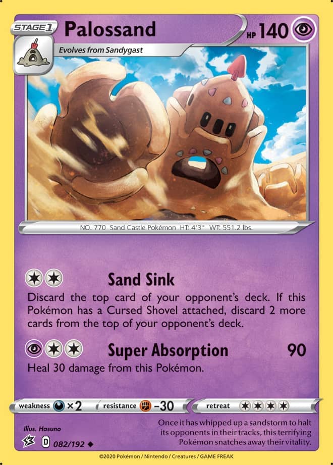 Palossand #82/192 Uncommon - Rebel Clash Pokemon card