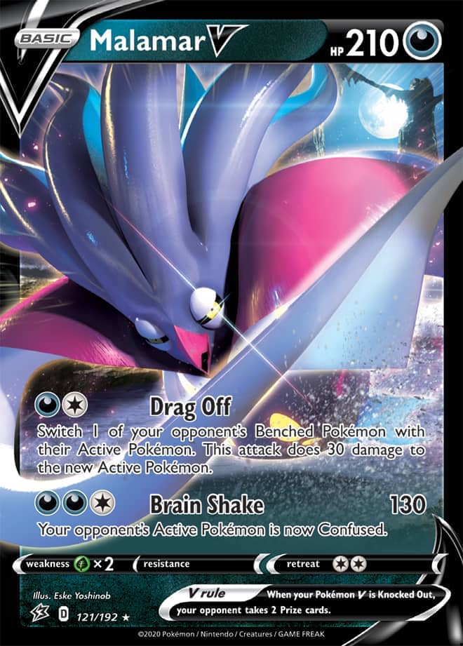 Malamar #121/192 Ultra Rare - Rebel Clash Pokemon card