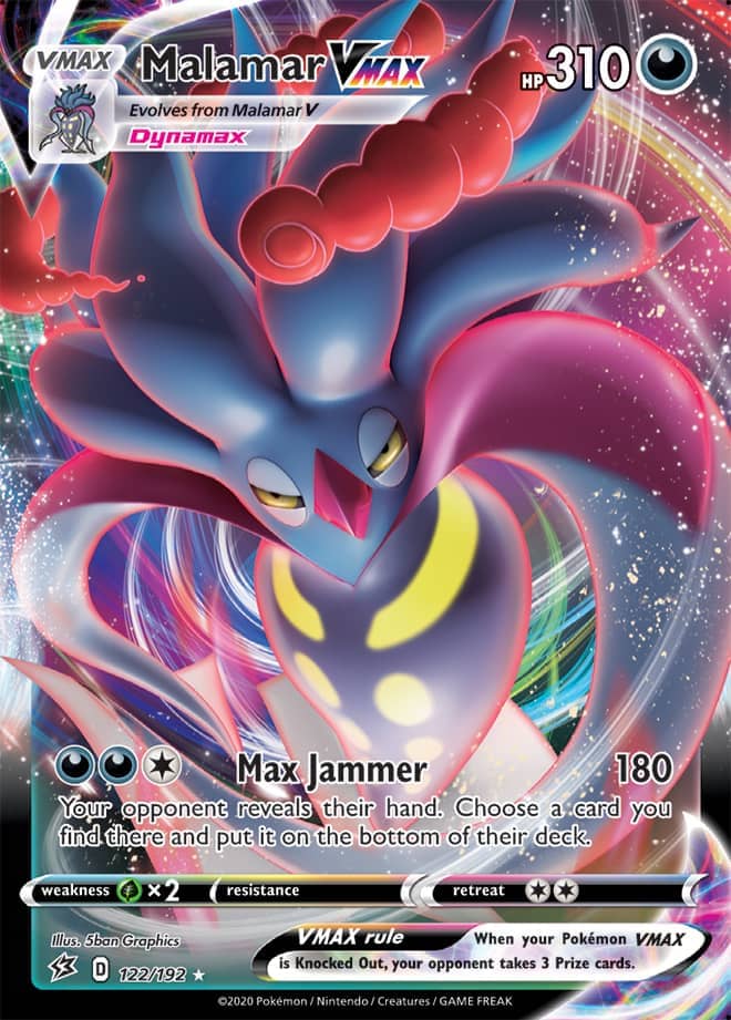 Malamar #122/192 Ultra Rare - Rebel Clash Pokemon card
