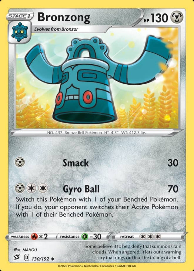 Pokemon Rebel Clash Bronzong #130