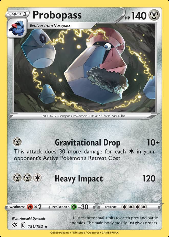 Probopass #131/192 Rare - Rebel Clash Pokemon card