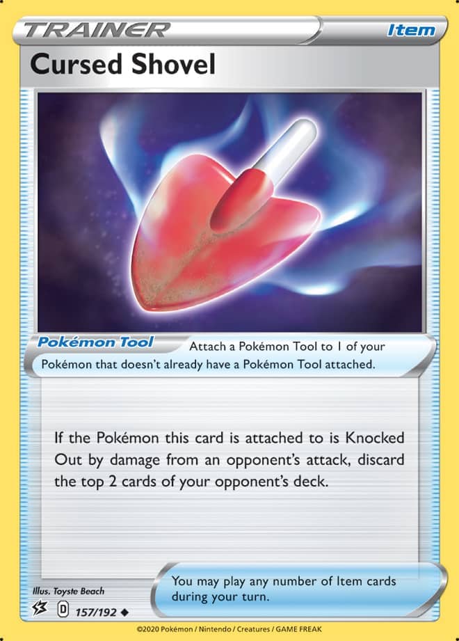 Cursed Shovel #157/192 Uncommon - Rebel Clash Pokemon card