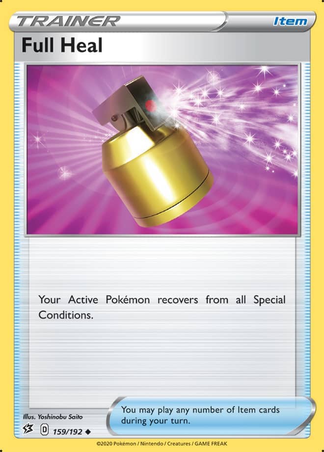 Full Heal #159/192 Uncommon - Rebel Clash Pokemon card