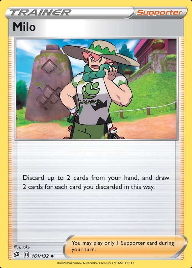 Milo #161/192 Uncommon - Rebel Clash Pokemon card