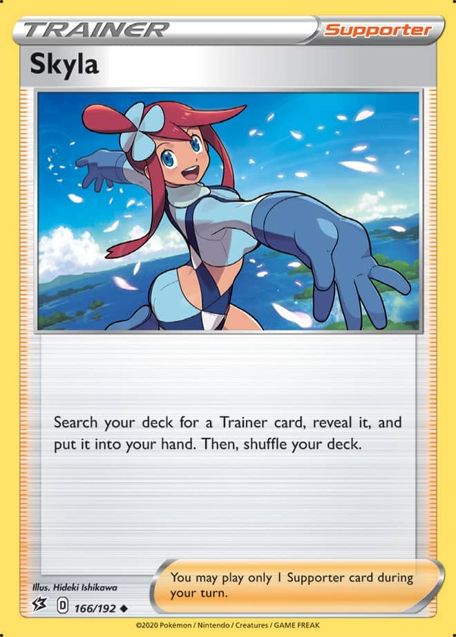 Skyla #166/192 Uncommon - Rebel Clash Pokemon card