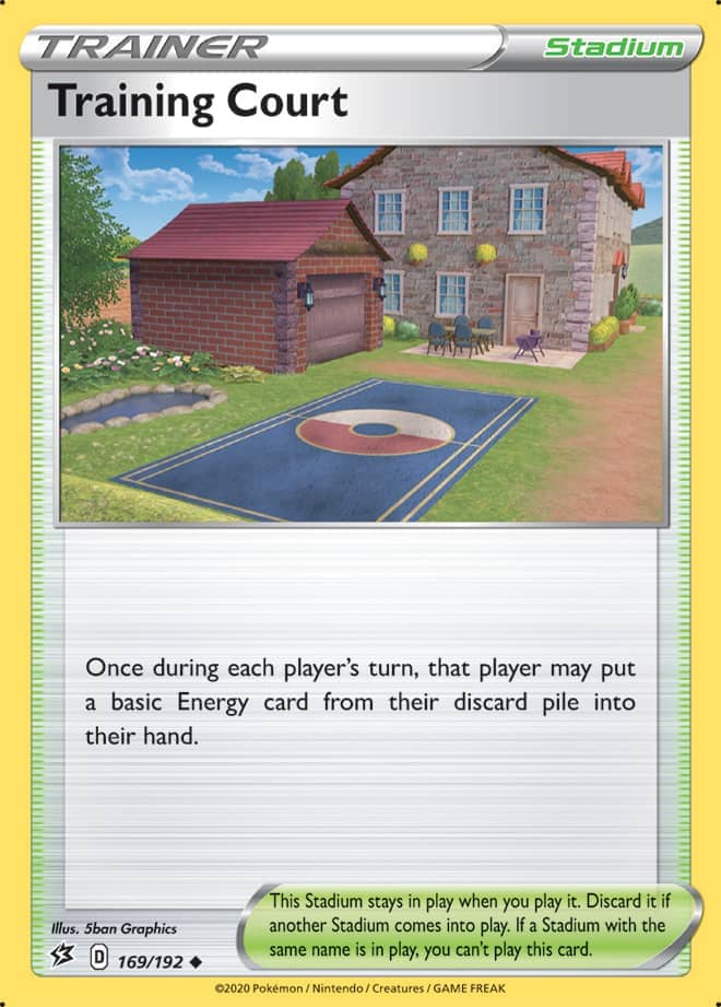 Training Court #169/192 Uncommon - Rebel Clash Pokemon card