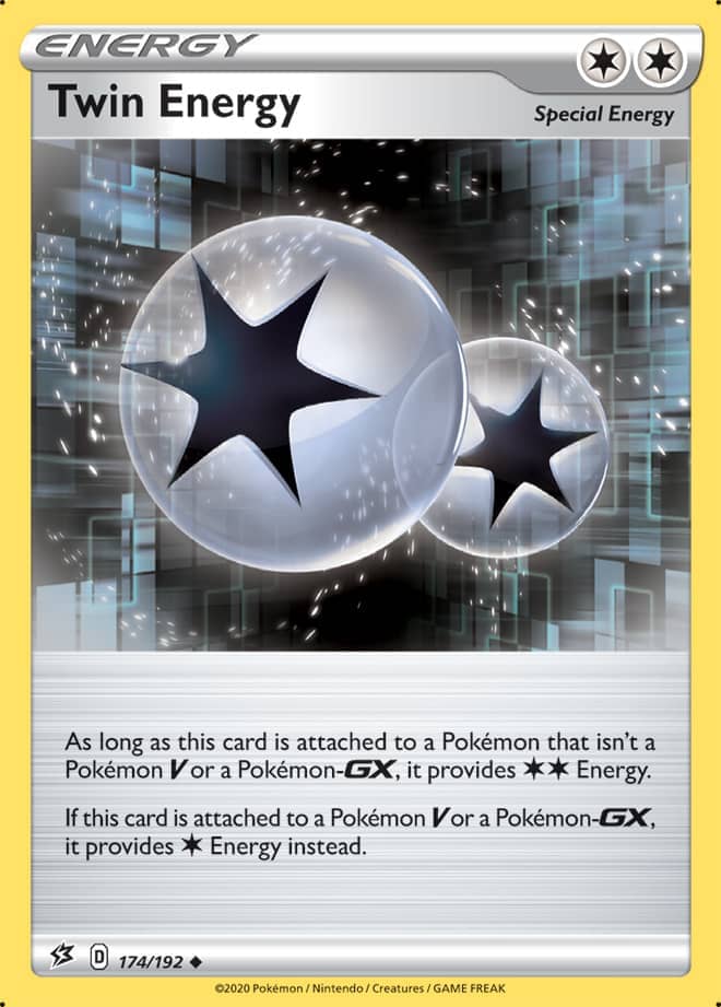 Pokemon Rebel Clash Twin Energy #174