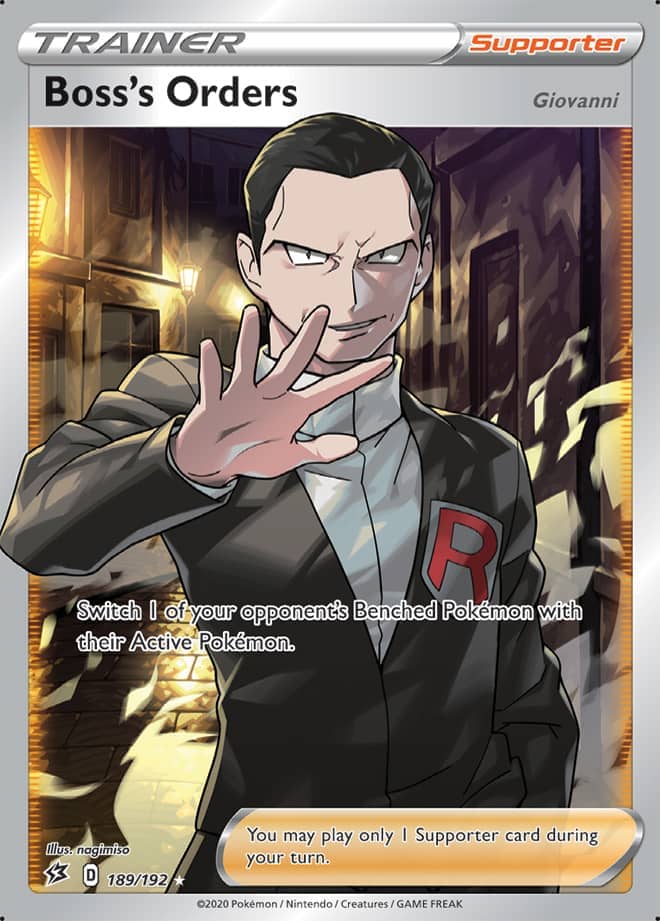 Boss's Orders #189/192 Ultra Rare - Rebel Clash Pokemon card